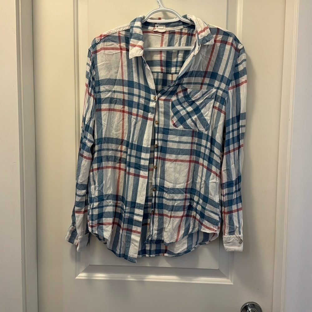 💥4 for $25💥 Garage Ladies plaid shirt